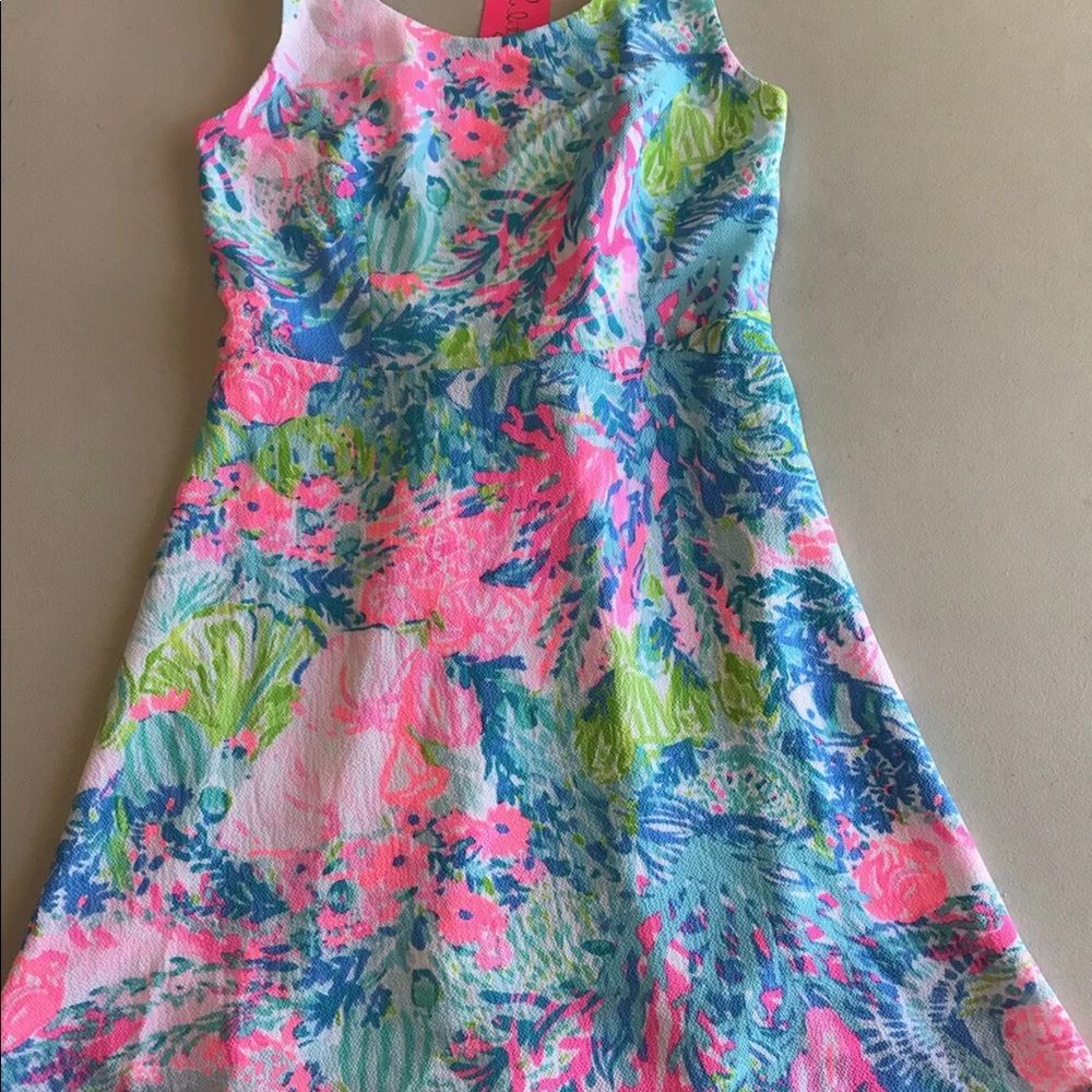Lilly Pulitzer Daffodil Dress Fished My Wish - Picture 5 of 12